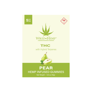 Pear 5 mg THC w/Hybrid Terpenes Gummy 5 ct